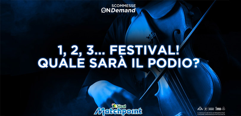 Sisal Matchpoint accende Sanremo 2019. Ultimo a 2.50 è ancora il favorito, seguito da Irama a 4.00. Cristicchi sale sul podio insieme a Silvestri e Il Volo, tutti a 6.00.