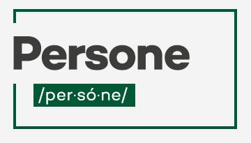 Ogni individuo considerato come singolo, parte di un gruppo o di una comunità.