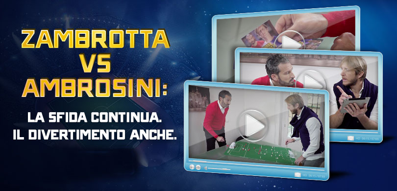 Zambrotta e Ambrosini ancora a fianco di Eurojackpot. Le grandi icone del calcio italiano hanno vinto in Europa… ora puoi vincere anche tu!