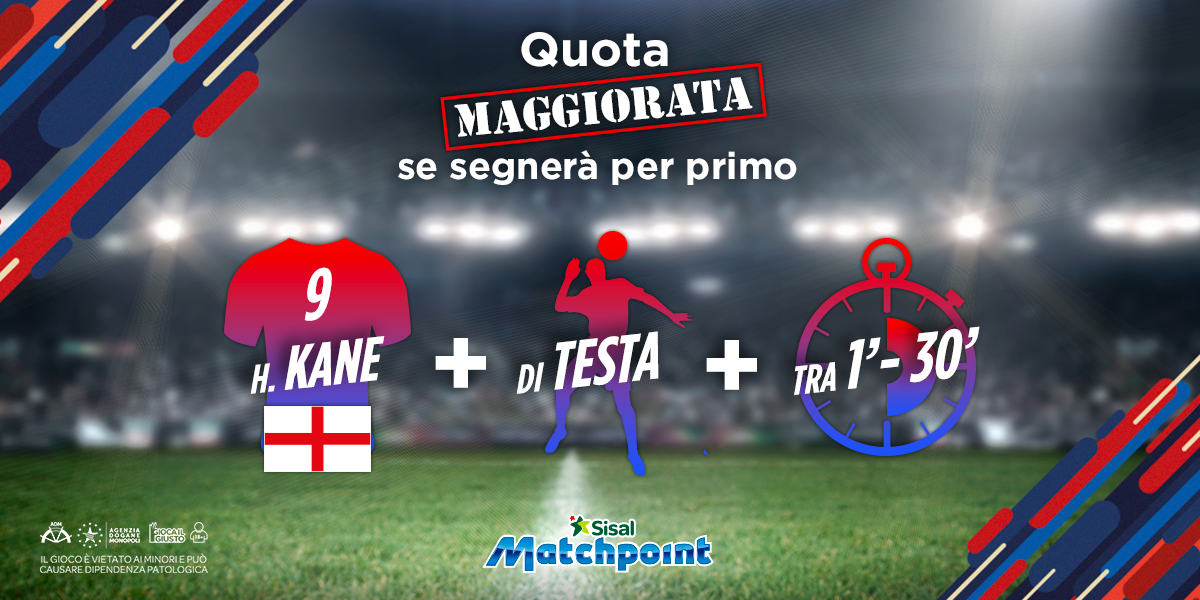 Sisal Matchpoint: Russia 2018, Inghilterra in finale a 1.65. Su Sisal Matchpoint si punta sulle Supercoppie Modric per Mandzukic e Trippier per Kane, entrambe a 9.00.