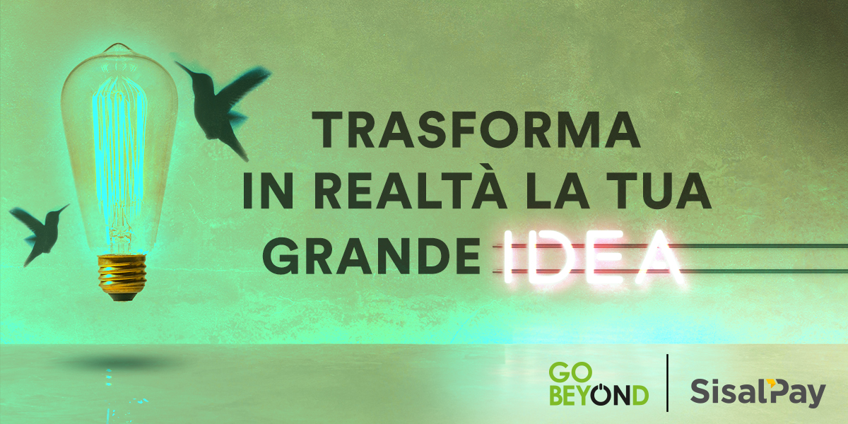 SisalPay continua a sostenere i giovani talenti e l’innovazione in Italia. Al via la terza edizione di GoBeyond, la call for ideas di SisalPay per trasformare idee vincenti in realtà imprenditoriali di successo.