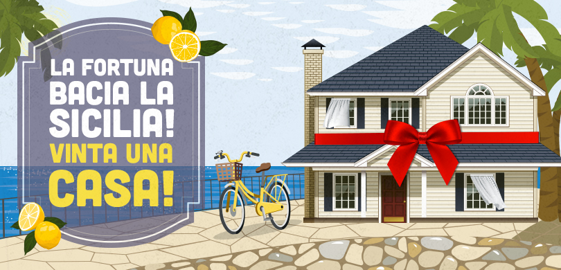 Vinta a Floridia (SR) una casa + 200.000€ subito con VinciCasa, il gioco sisal che ti premia con la casa che vuoi tu!