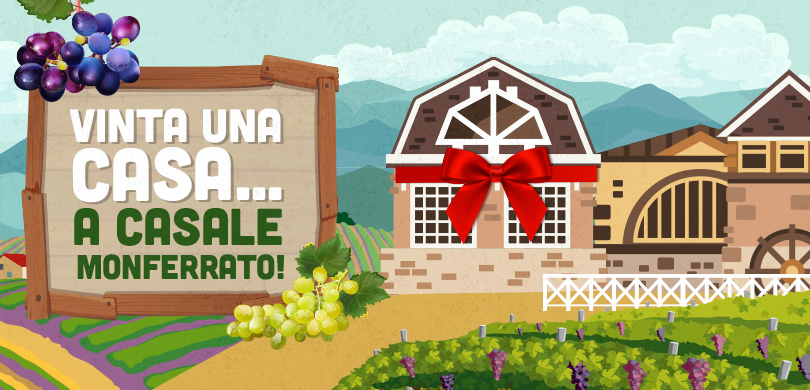 Vinta a Casale Monferrato (AL) una casa + 200.000€ subito con VinciCasa, il gioco Sisal che ti premia con la casa che vuoi tu!