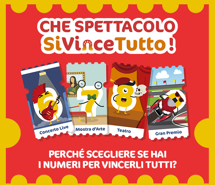Vincere il divertimento che ami di più non è mai stato così facile. Al via l’iniziativa “Che spettacolo SiVinceTutto!”
