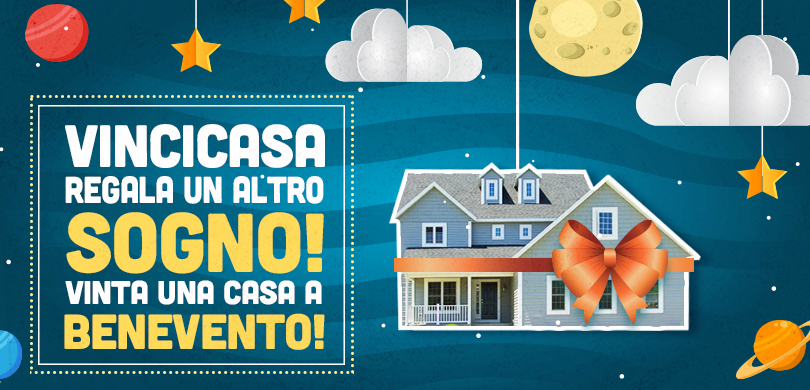 Vinta a Benevento (BN) una casa + 200.000€ subito con VinciCasa, il gioco sisal che ti premia con la casa che vuoi tu!