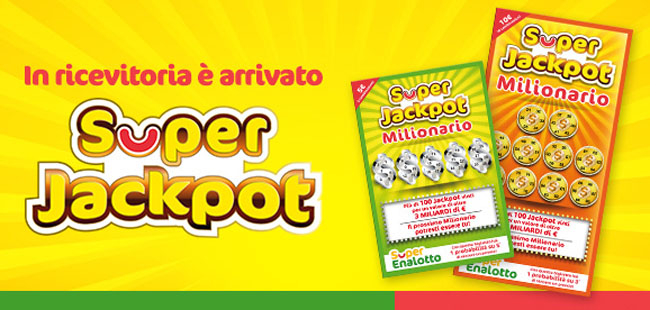 SuperEnalotto presenta SuperJackpot la nuova modalità di gioco per provare a vincere il Jackpot milionario di SuperEnalotto.