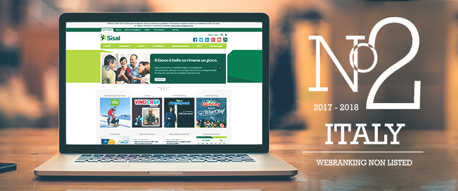Webranking 2017: Sisal Group ai vertici per la qualità e trasparenza della comunicazione online. Il Gruppo Sisal è “best in class” nella graduatoria che misura la comunicazione digitale delle società non quotate: 1° tra le aziende private e 2° in assoluto.